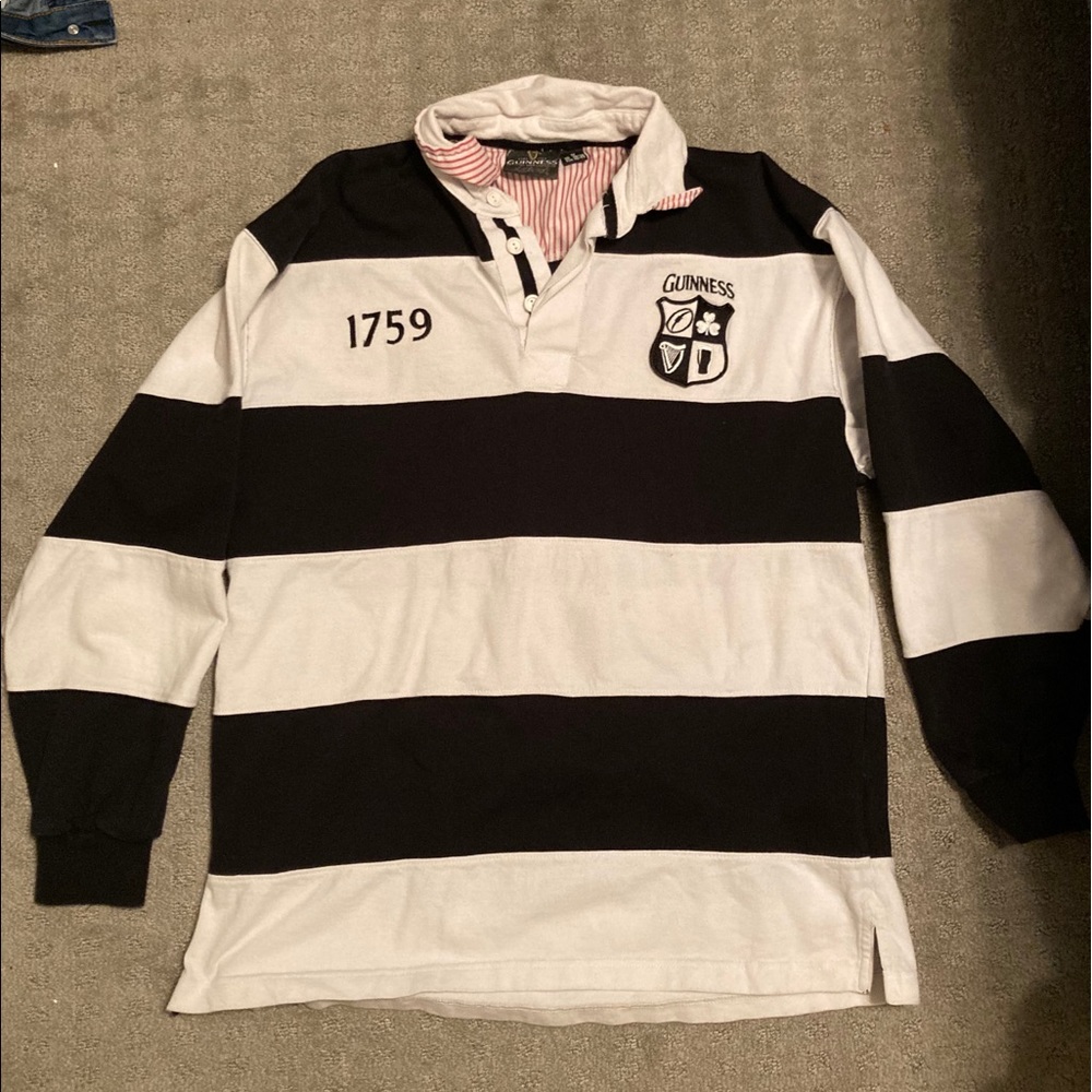 🍻Guinness Rugby Jersey Shirt🍻
